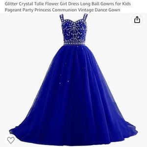 Navy Blue Pageant dress. Size 8